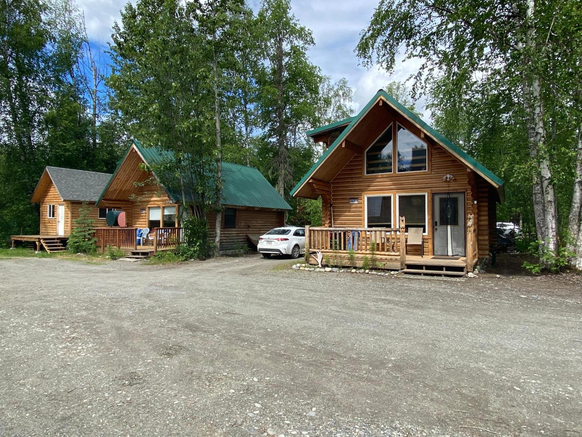 Talkeetna Log Cabin With Hot Tub Unit 1 Dış mekan fotoğraf