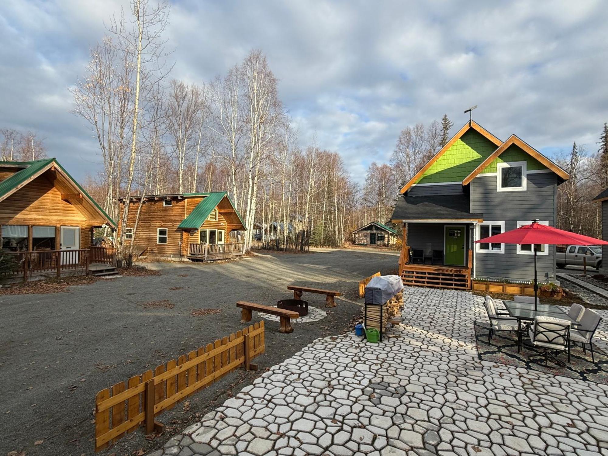 Talkeetna Log Cabin With Hot Tub Unit 1 Dış mekan fotoğraf