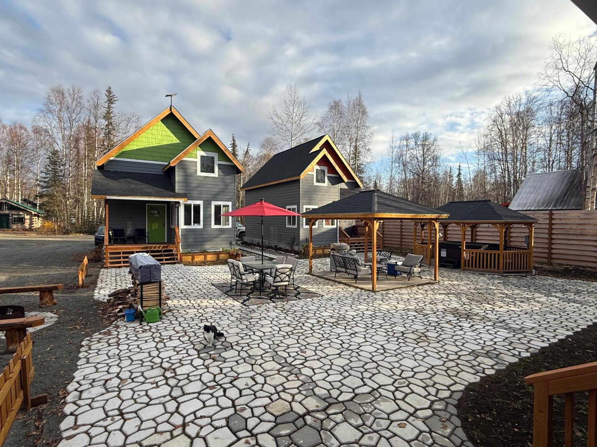 Talkeetna Log Cabin With Hot Tub Unit 1 Dış mekan fotoğraf