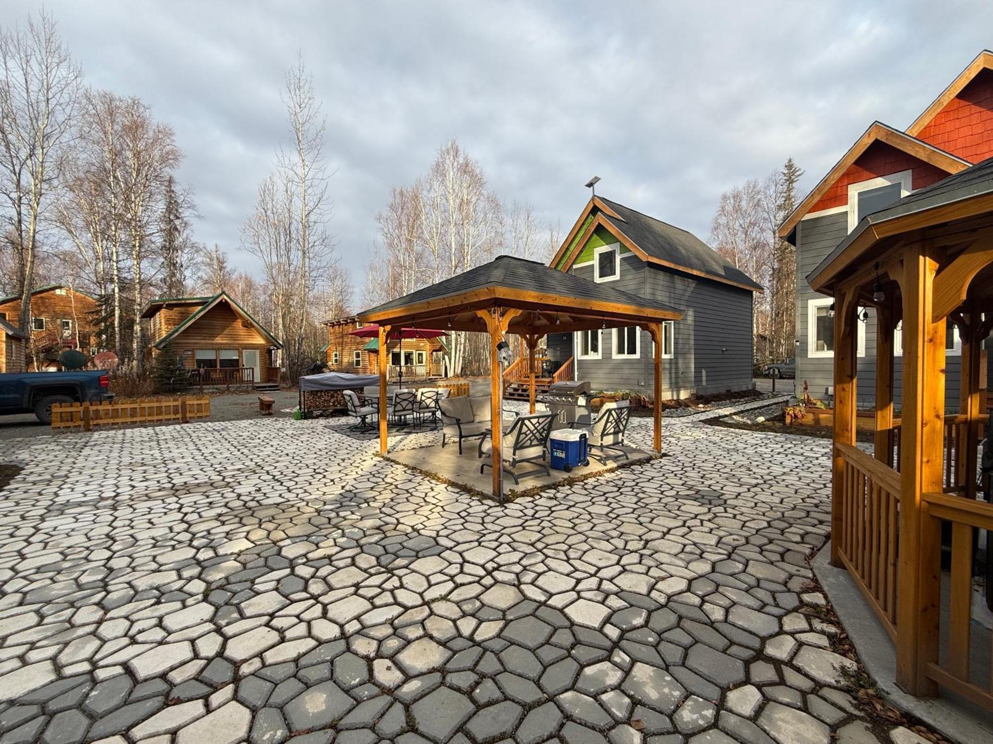 Talkeetna Log Cabin With Hot Tub Unit 1 Dış mekan fotoğraf