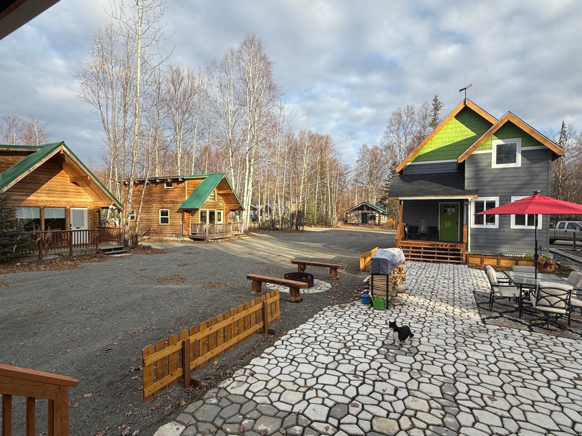Talkeetna Log Cabin With Hot Tub Unit 1 Dış mekan fotoğraf