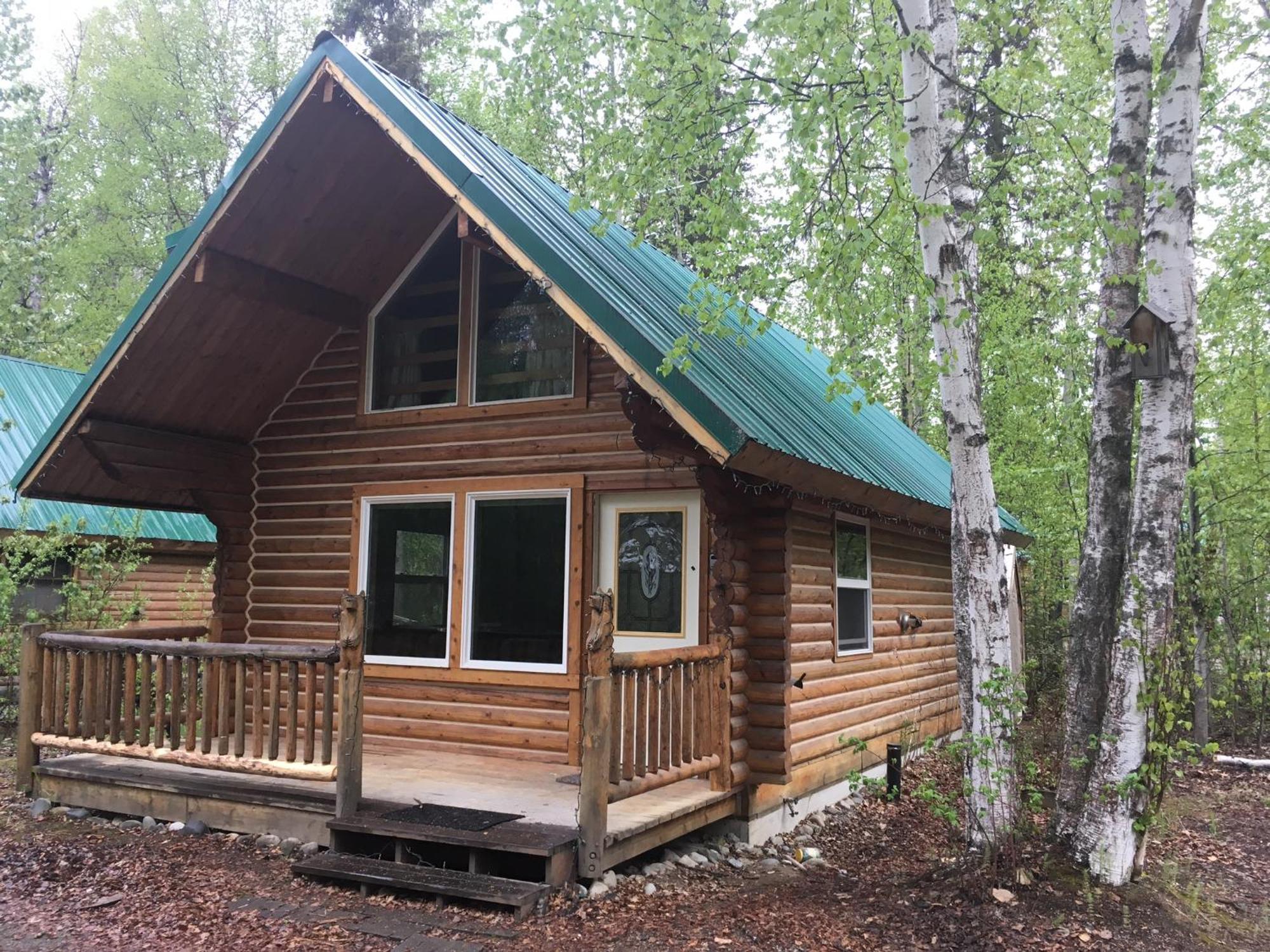 Talkeetna Log Cabin With Hot Tub Unit 1 Dış mekan fotoğraf